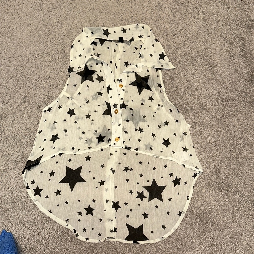 Naven sheer stars top xs